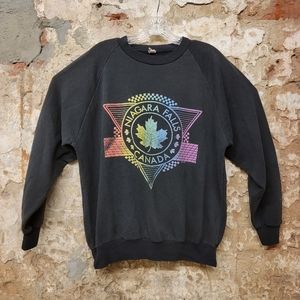 Vintage Niagara Falls Canada Pastel crew neck Sweater Size XL